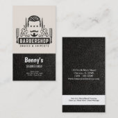 バーバーショップレザールック 名刺 (正面/裏面)