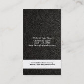 バーバーショップレザールック 名刺 (裏面)