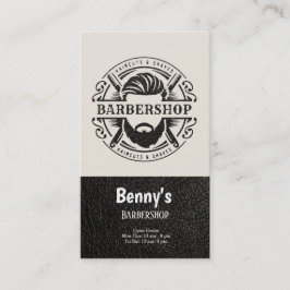 バーバーショップレザールック 名刺