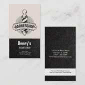 バーバーショップレザールック 名刺 (正面/裏面)