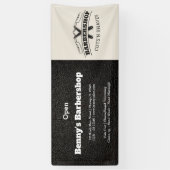 バーバーショップレザールック 横断幕 (縦)