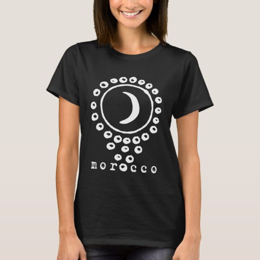 バーバーバーの月は感じ沿岸ビーチライフのサーフィンska tシャツ (正面)