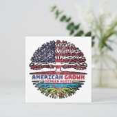 バーバーバーアマジグUSアメリカ合衆国統一された州ツリー カード (スタンド正面)