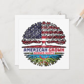 バーバーバーアマジグUSアメリカ合衆国統一された州ツリー カード (正面/裏面インサイチュ)