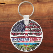 バーバーバーアマジグUSアメリカ合衆国統一された州ツリー キーホルダー (裏面)