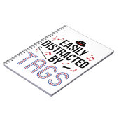 バーバーバーショップカルテットがラベルに気を散らす ノートブック (左側)