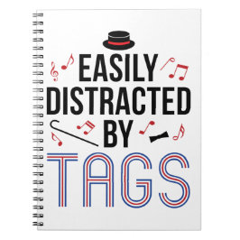 バーバーバーショップカルテットがラベルに気を散らす ノートブック