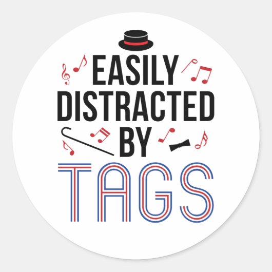 バーバーバーショップカルテットがラベルに気を散らす ラウンドシール (正面)