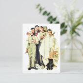 バーバーバーショップカルテット1936ノーマンロックウェル シーズンカード (スタンド正面)