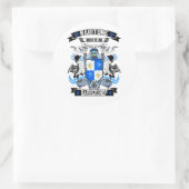 バーバーバーショップバリトンコート・オブ・アームズ ラウンドシール (バッグ)