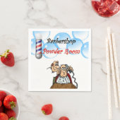 バーバーバーショップパウダールーム紙ナプキンス スタンダードカクテルナプキン (インサイチュ)