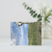 バーバービワイヤベアーポー山脈の上の鳥 ポストカード (スタンド正面)