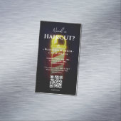 バーバーモダンショップグロー理容師ポール理容師オープン マグネット名刺 (インサイチュ)