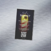 バーバーモダンショップシェーブ理容師のポール理容師オープン マグネット名刺 (インサイチュ)