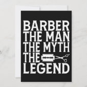 バーバー・ザ・マン 2024 招待状 (正面)