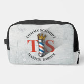 バーバー ヘアー ショップ キング クラウン バーバー ポール ヘアー サロン ドップキット (正面)