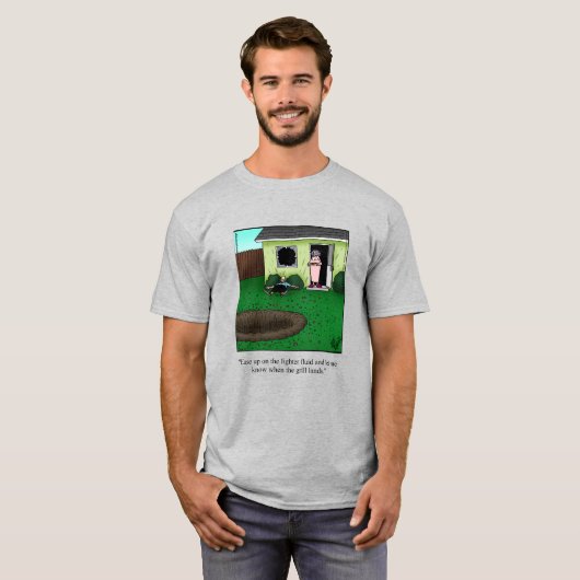 バーバ笑わされるキューユーモアTシャツパパ Tシャツ (正面フル)