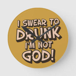 バーパブパーティー時間 ラウンド壁時計