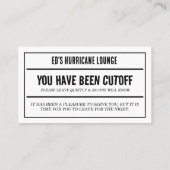 バーパプカットオフカード 名刺 (裏面)