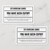 バーパプカットオフカード 名刺 (正面/裏面)