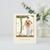 バービアパキンフランスのファッション ポストカード (スタンド正面)