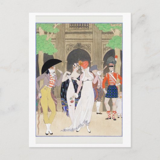 バービアポストカードによる美しいパレ ポストカード (正面)