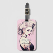 バービインスパイア ラゲッジタグ (正面縦)