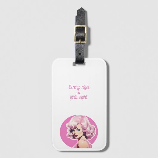 バービインスパイア ラゲッジタグ (正面縦)