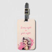 バービインスパイア ラゲッジタグ (正面縦)