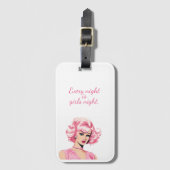 バービインスパイア ラゲッジタグ (正面縦)