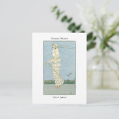 バービエファインアートファッションイラストレーションローブナンソク ポストカード (スタンド正面)