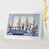 バービエファッションカード カード (黄色い花)