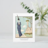 バービエフランスのアールデコファッションボーテンプス ポストカード (スタンド正面)