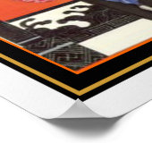 バービエ"グラムガール"アールデコプリント12 x 16 ポスター (角)