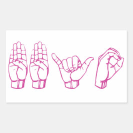 バービオASL 長方形シール