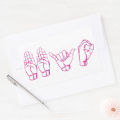 バービオASL 長方形シール (封筒)