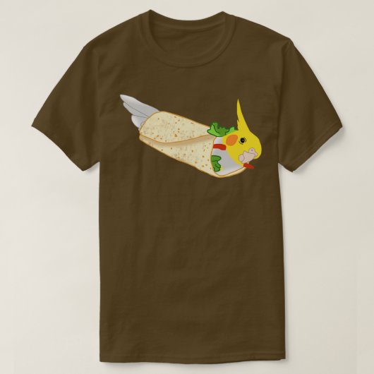 バービトブリトcockatiel doodle tシャツ (デザイン正面)
