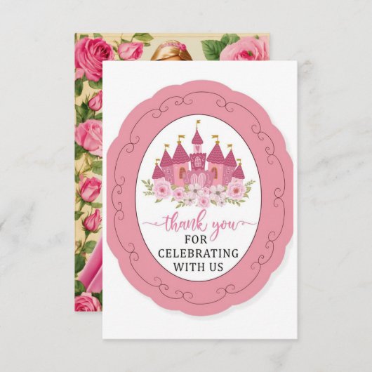 バービーありがとう輝いて… サンキューカード (正面/裏面)