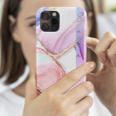 バービーピンクインスパイアグリッター石の大理石名 Case-Mate iPhoneケース