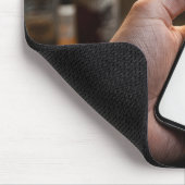 バービールボトル注ぎビール マウスパッド (コーナー)