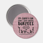 バーピーごめん(グリッター) マグネット (正面/裏面)