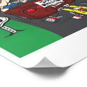 バーフォードの退職漫画 ポスター (角)