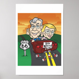 バーフォードの退職漫画 ポスター