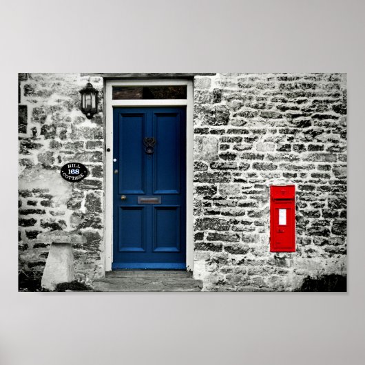 バーフォードコテージコッツウォルズウエストオックスフォードシャー ポスター (正面)