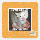 バーフデイを待て！ スクエアシール (正面)