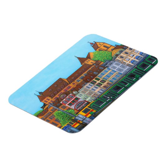 バーフュスセルプラッツランデヴォーマグネットby Lisa Lorenz マグネット (左側)