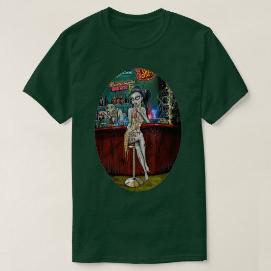 バーフライゾンビシック Tシャツ (デザイン正面)