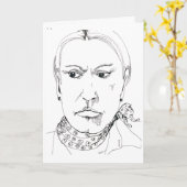 バーブのカード カード (黄色い花)