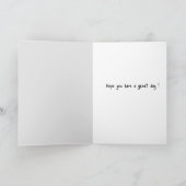 バーブのToo Card カード (内部)