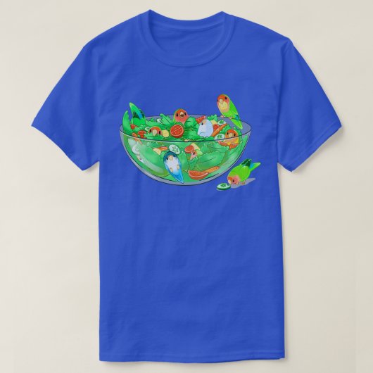 バーブサラダピーチ顔 Tシャツ (デザイン正面)